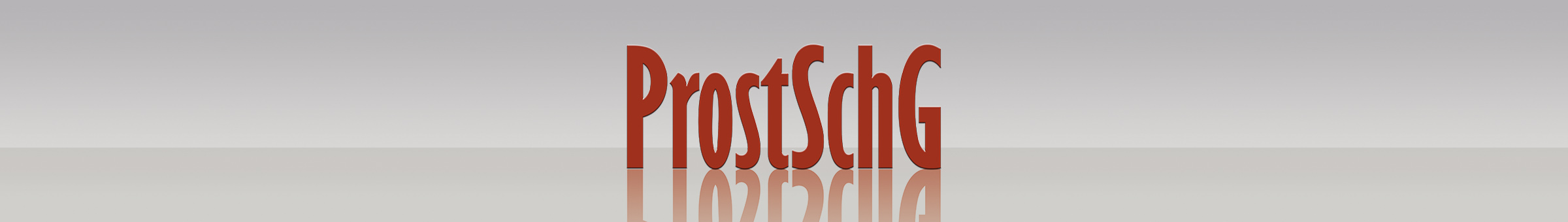 Schriftzug "ProstSchG" vor neutralem Hintergrund